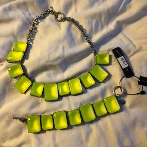 Necklace and matching bracelet